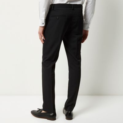 Black slim trousers